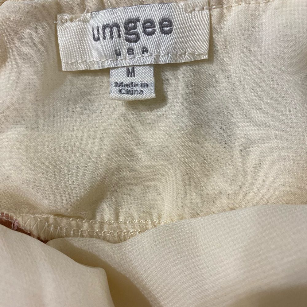 Umgee colorblock tiered boho dress size medium - Picture 9 of 9